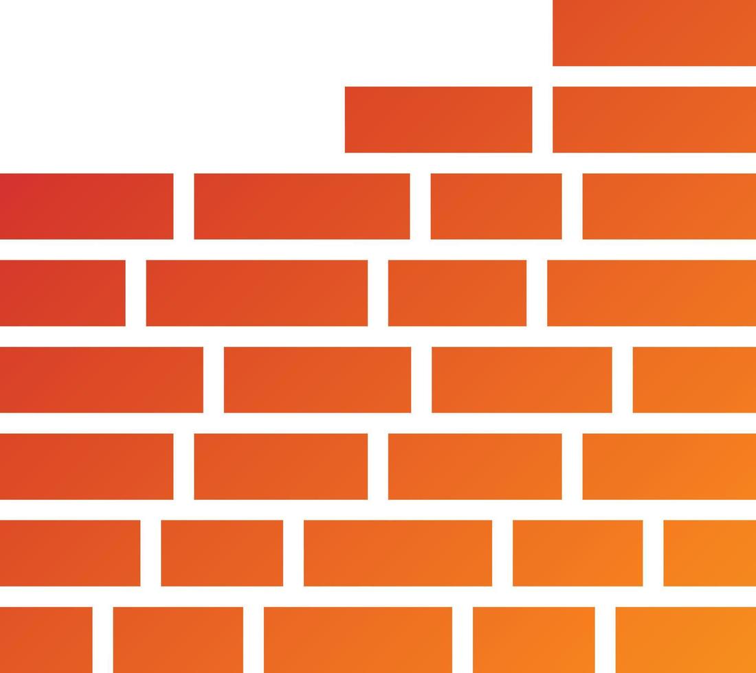 Brick Icon Style vector