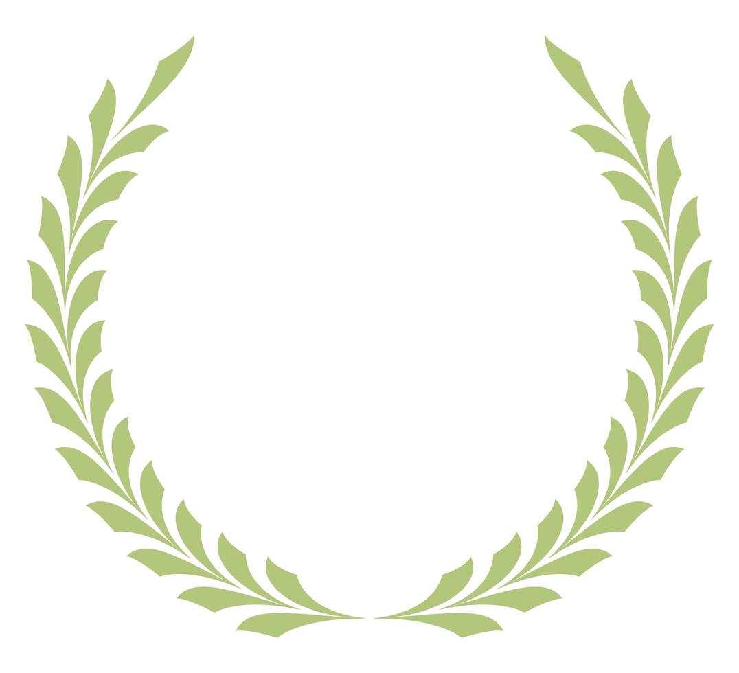 wreath laurel prize vector
