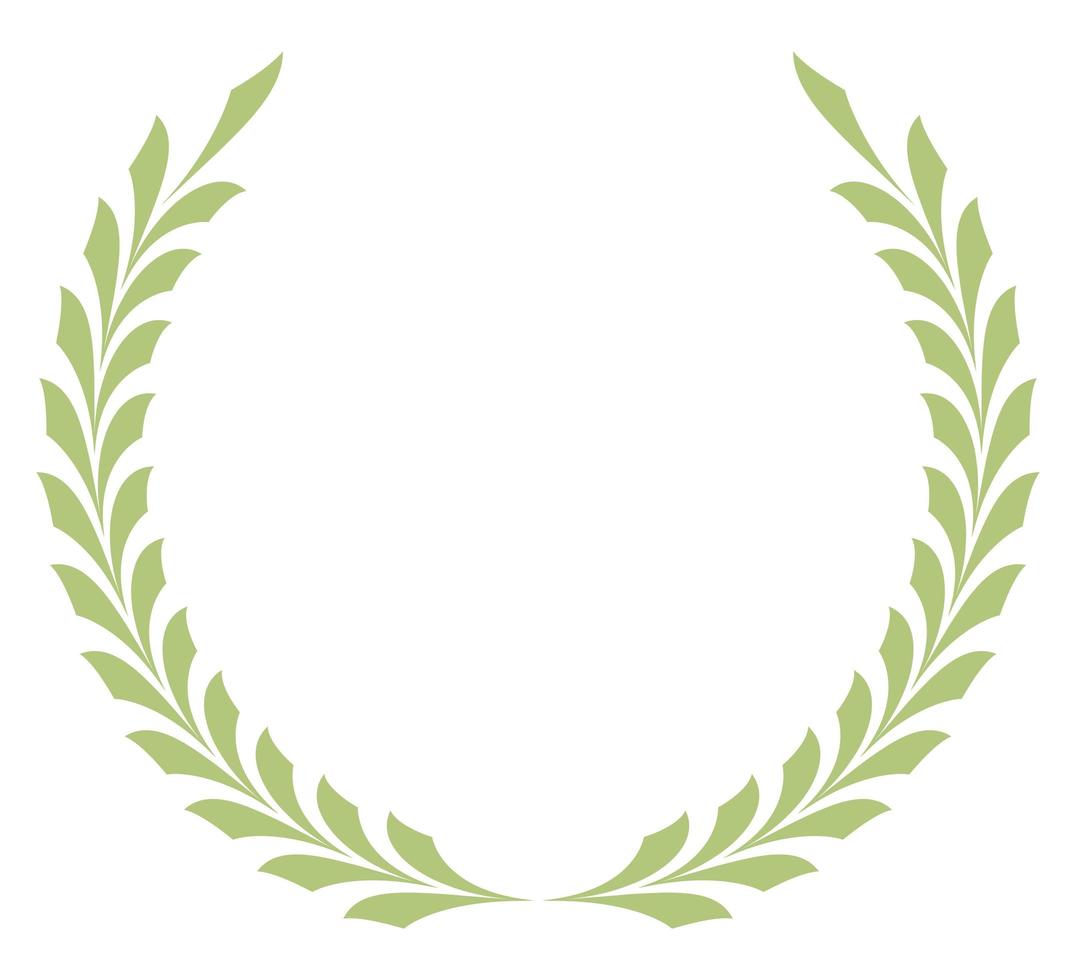 wreath laurel prize vector