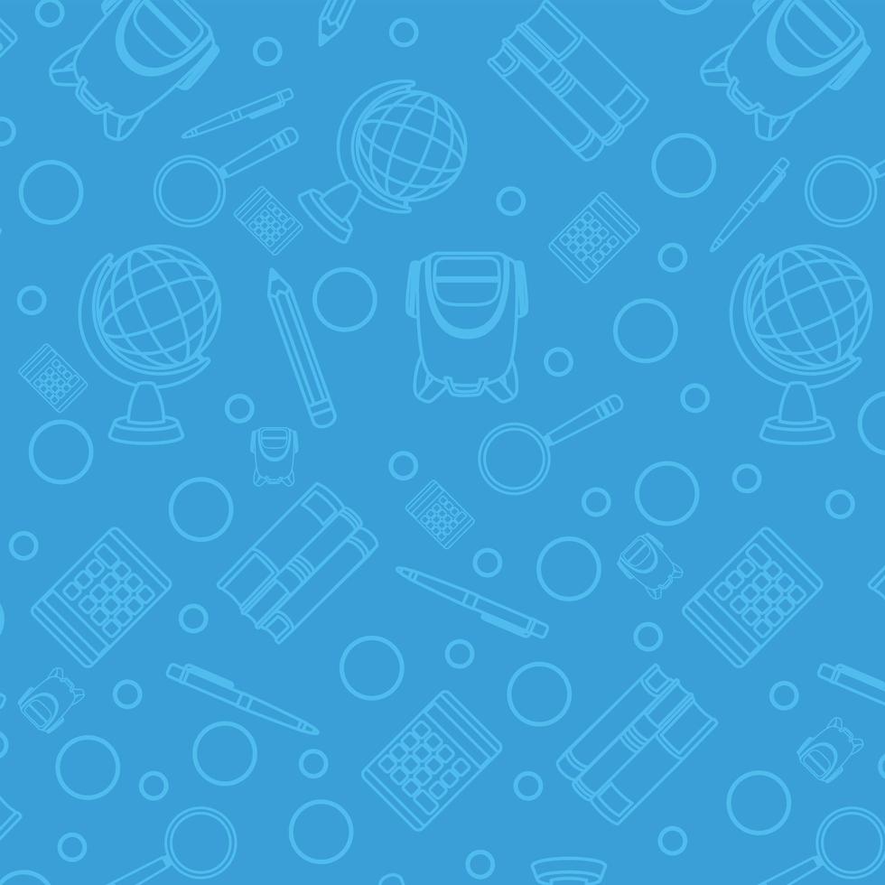 back to school supplies vector