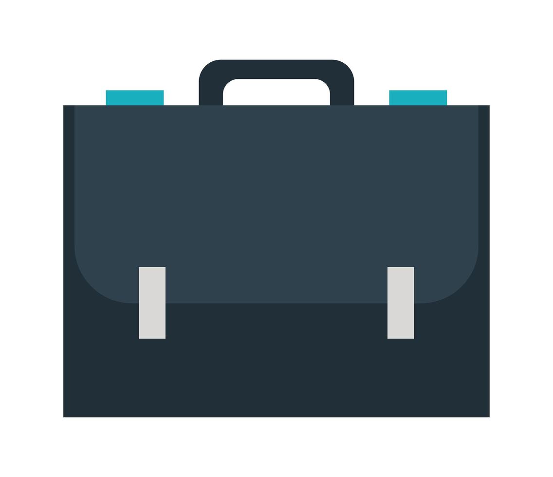 elegant portfolio briefcase vector