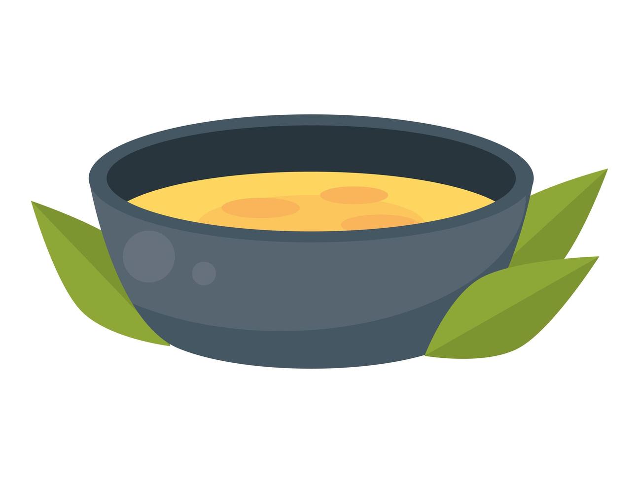 chinese teacup utensil vector