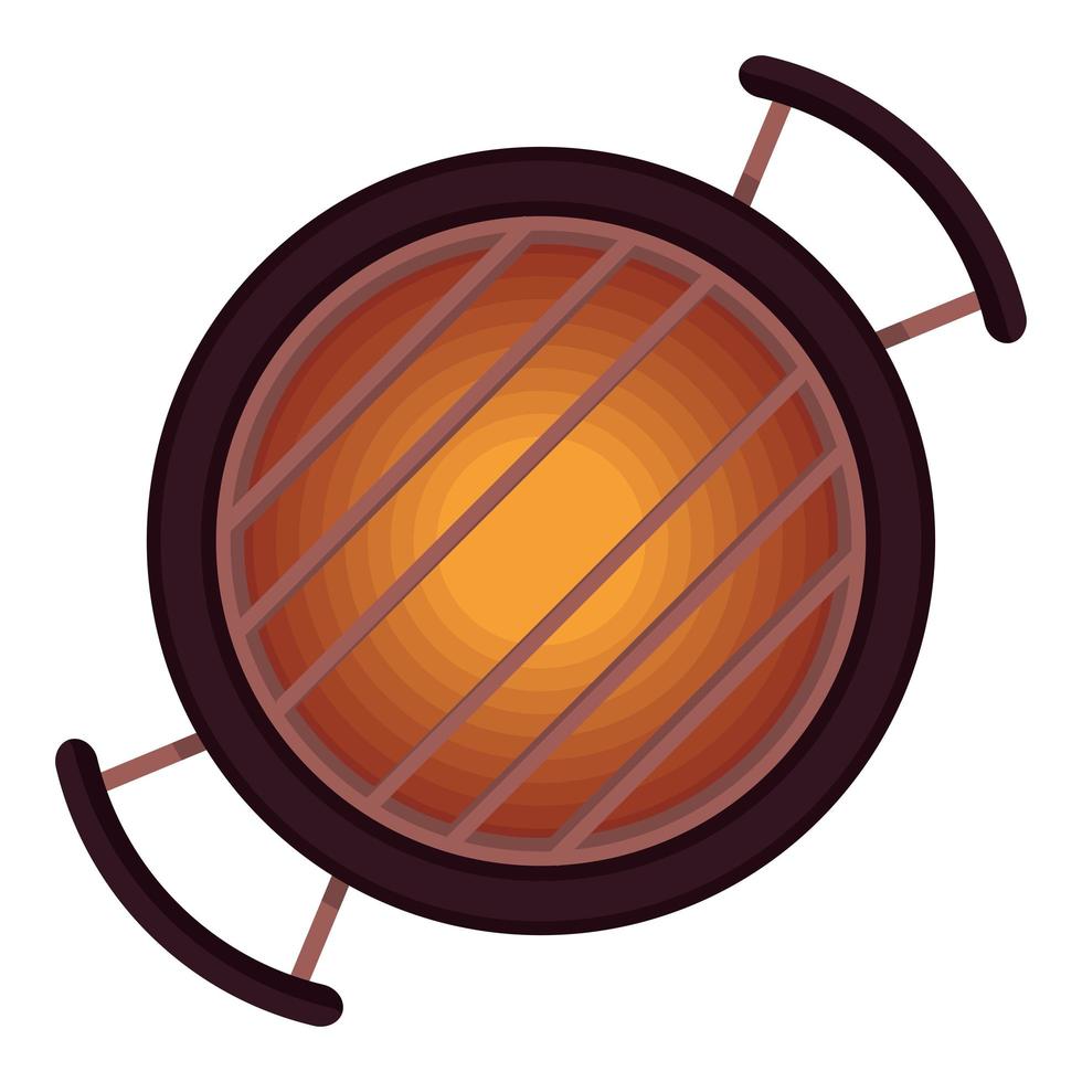 grill oven airview vector