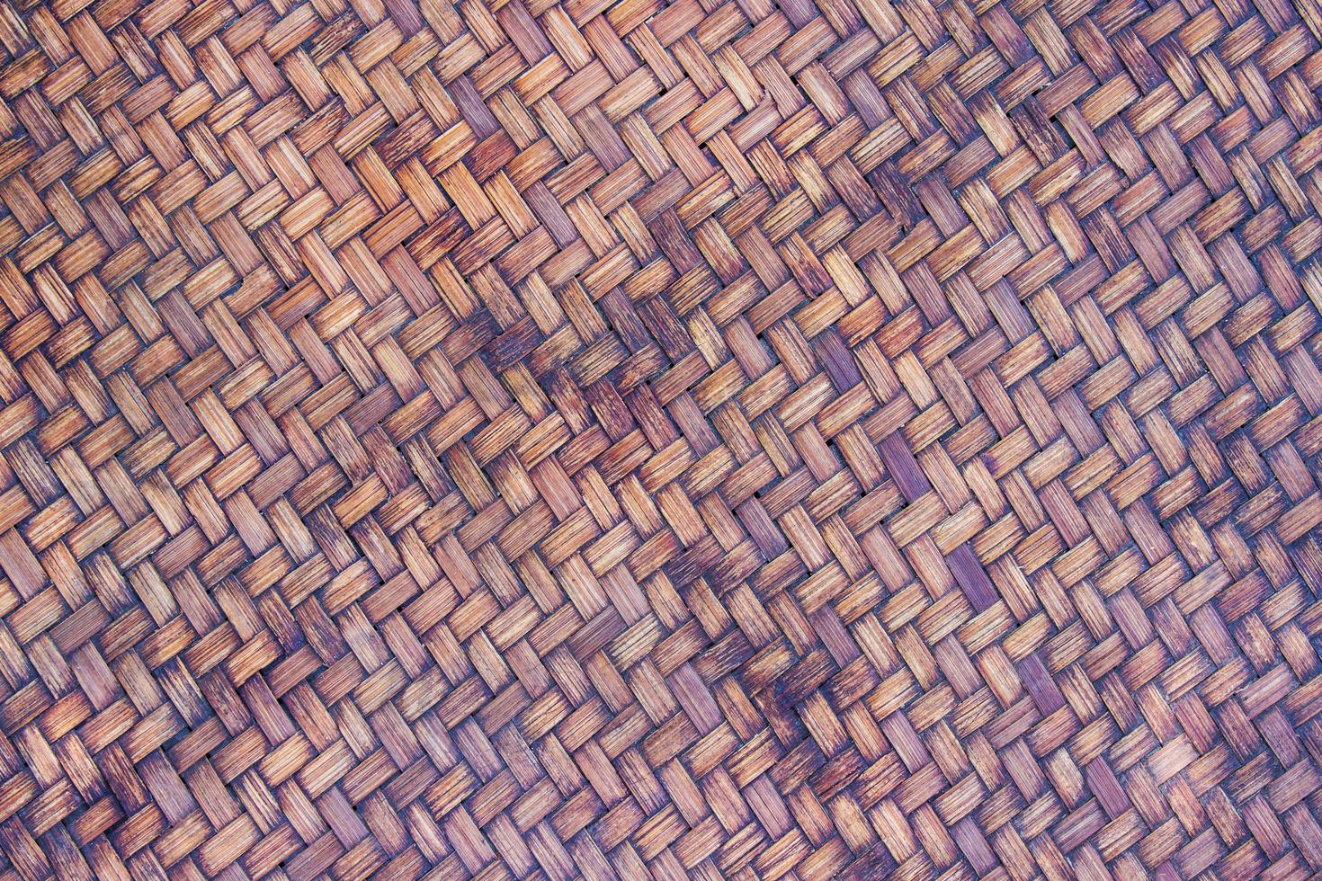 Bamboo wicker old texture and background is used as a material for storing dry food. photo