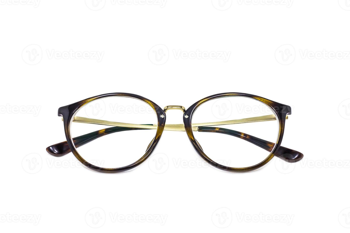 gafas de moda vintage aisladas en un fondo blanco foto