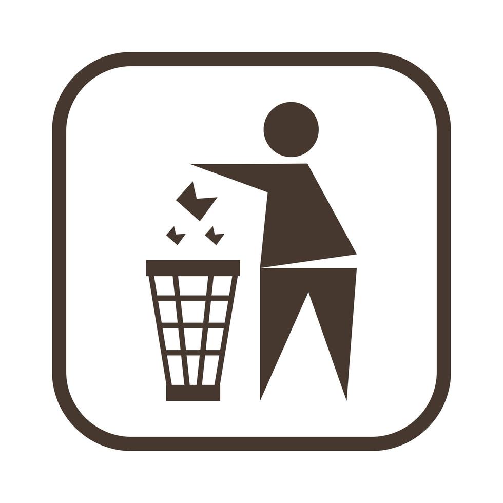 throw away cardboard seal 6071520 Vector Art at Vecteezy