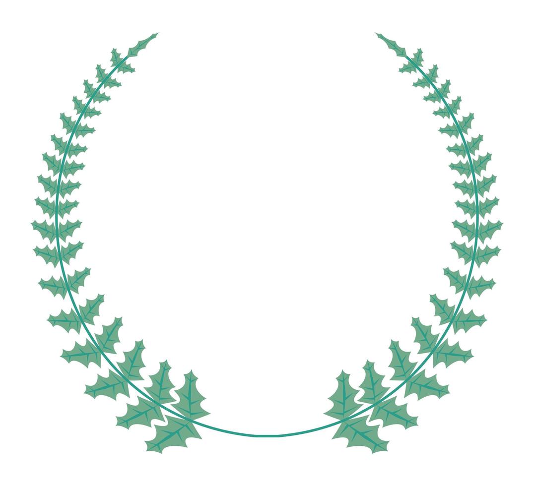 wreath laurel icon vector