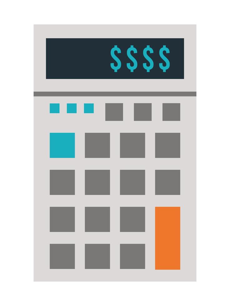calculator device tech vector