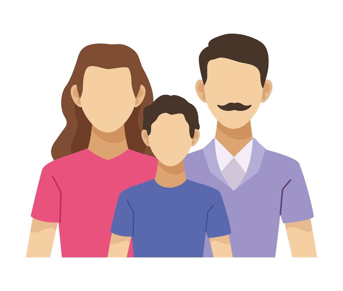 fathers and son vector