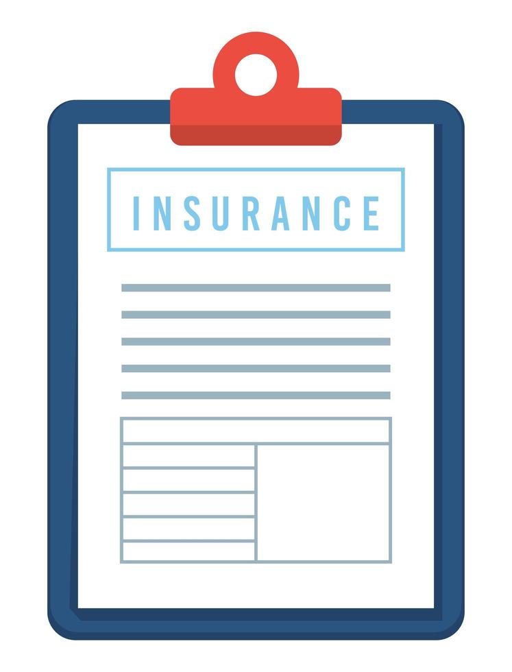 insurance policy document vector