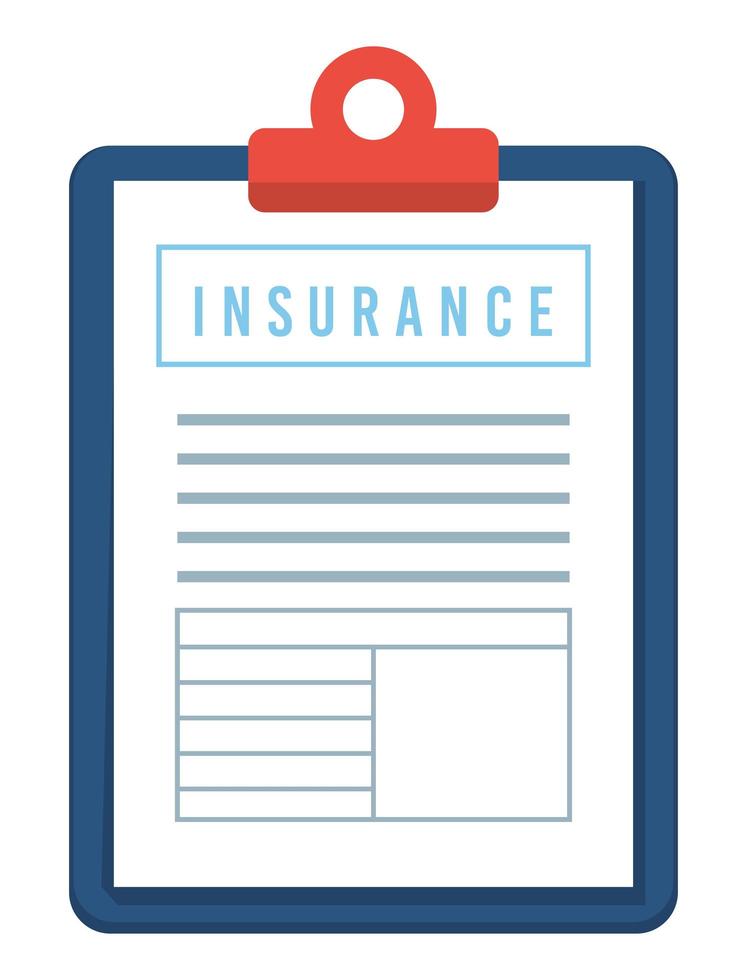 insurance policy document vector