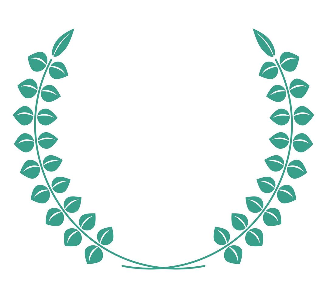 heraldic wreath laurel vector