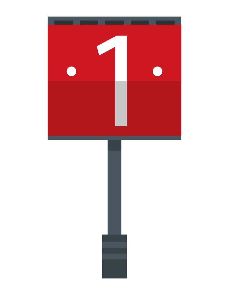 american football counter vector