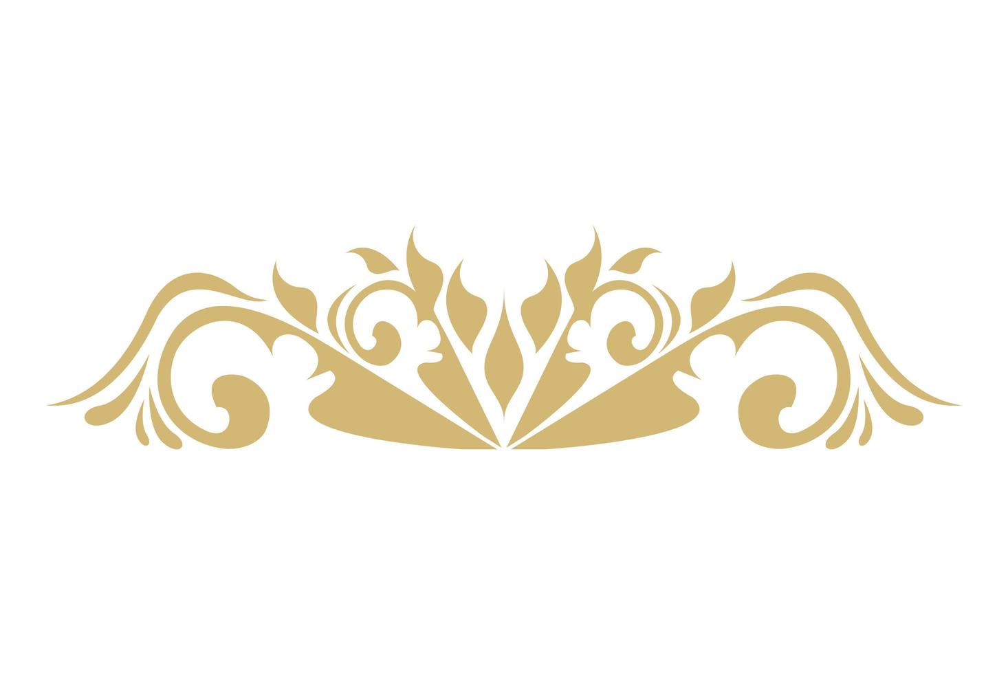 golden vintage emblem vector