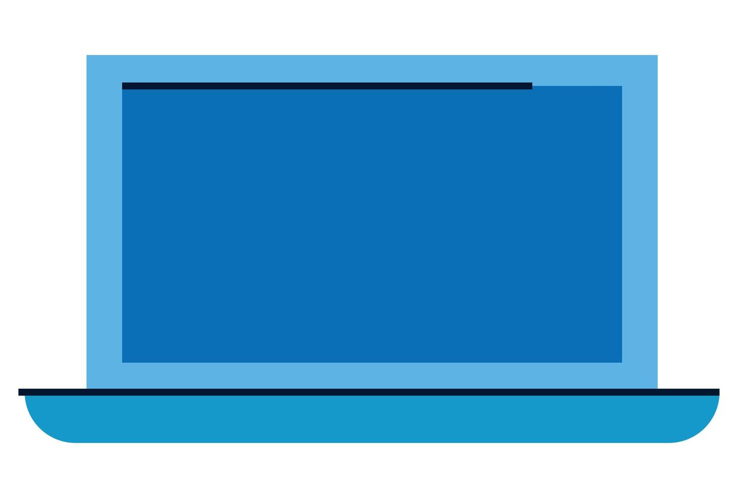 laptop portable device vector