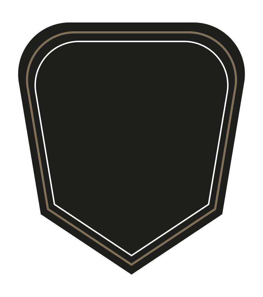 black triangular stamp vector