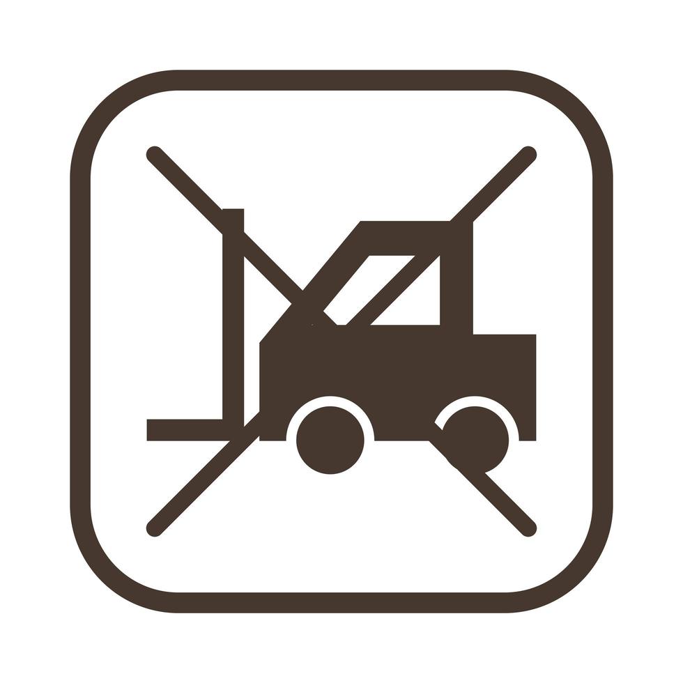 do not use forklift seal vector