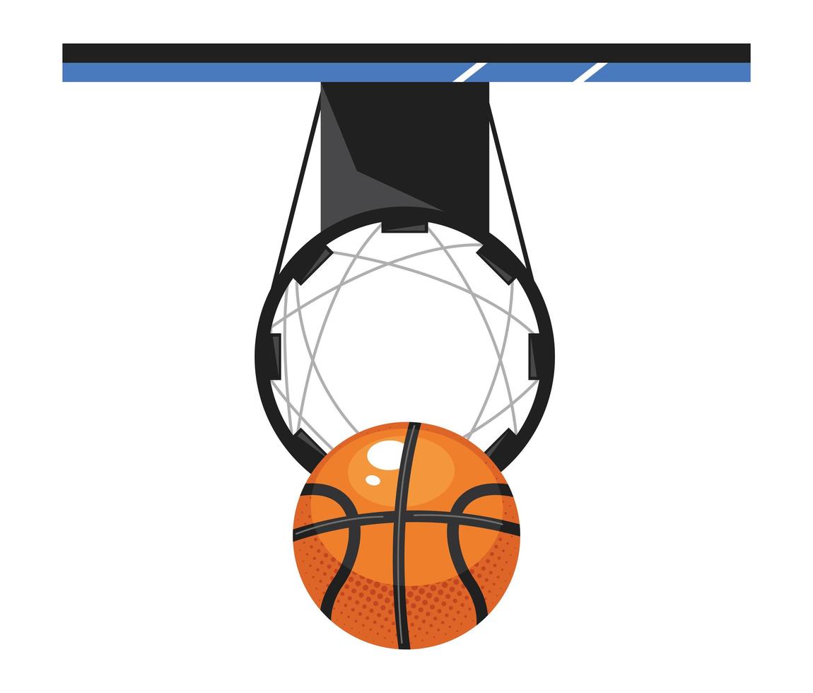 punto deportivo de baloncesto vector