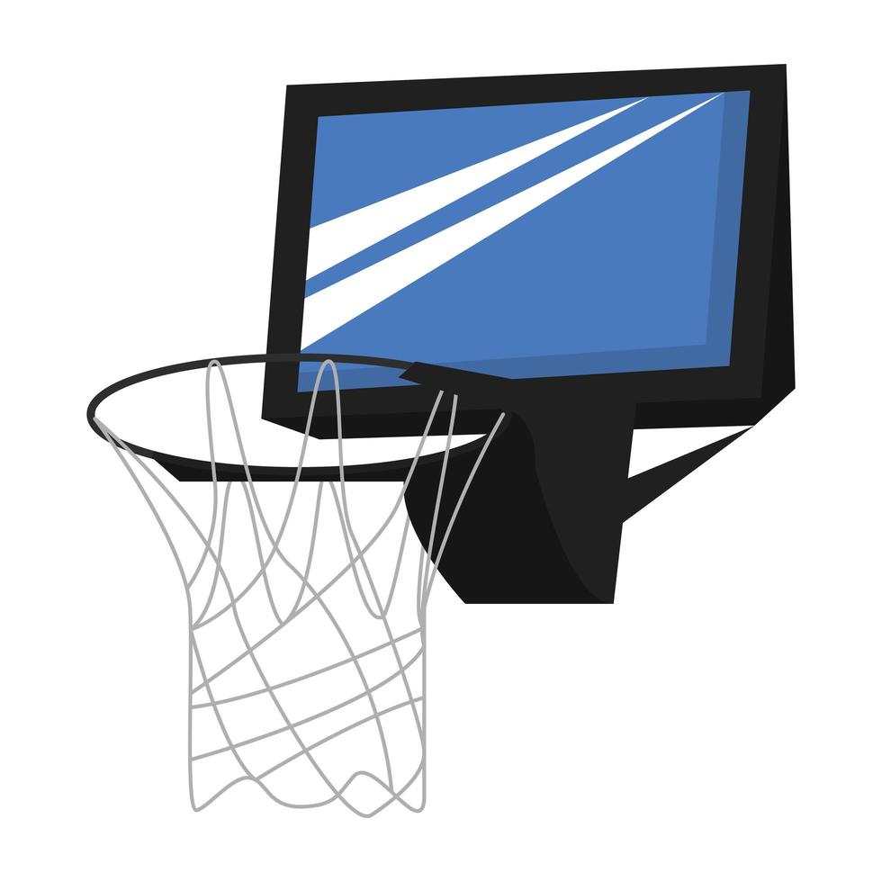 basketball sport basket vector