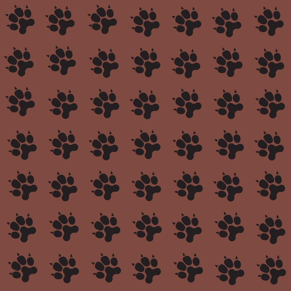 animal huella perro patrón vector diseño eps editable