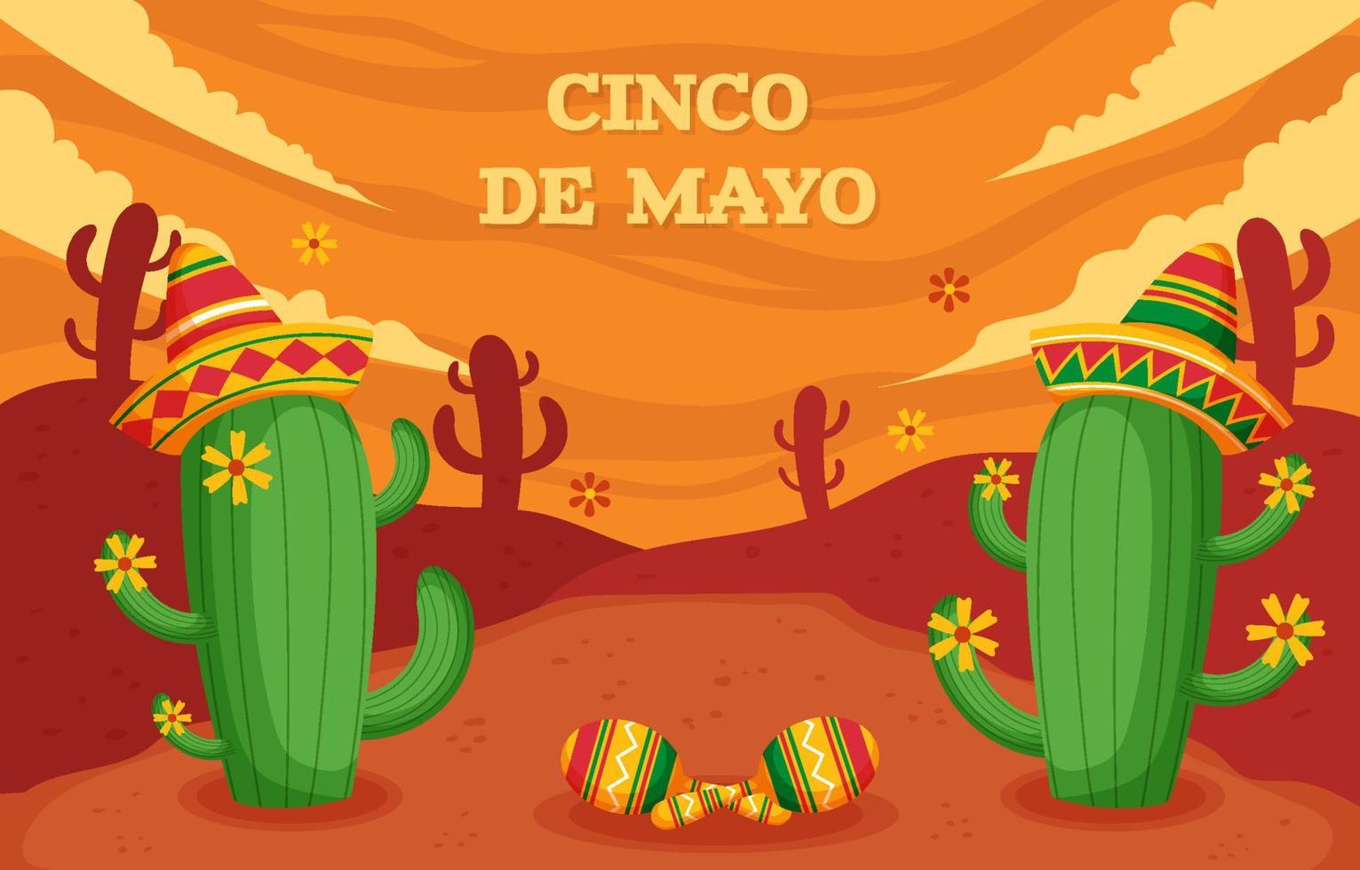 Cinco De Mayo Background vector