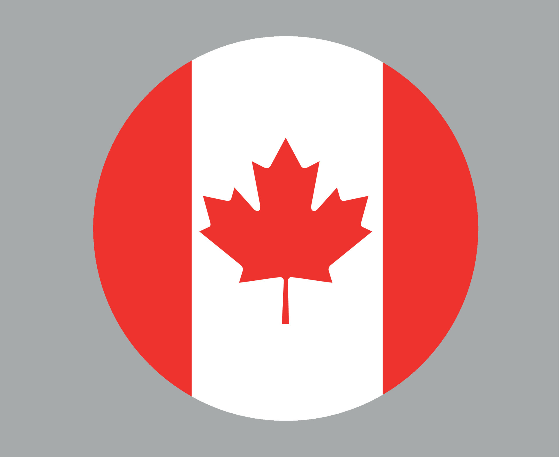 Canada Flag National North America Emblem Icon Vector Illustration ...