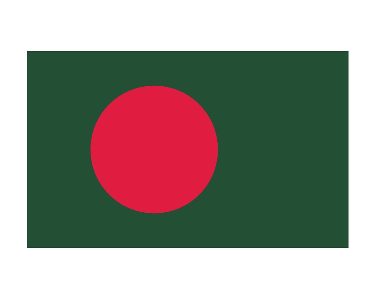 bangladesh bandera nacional asia emblema símbolo icono vector ilustración diseño abstracto elemento