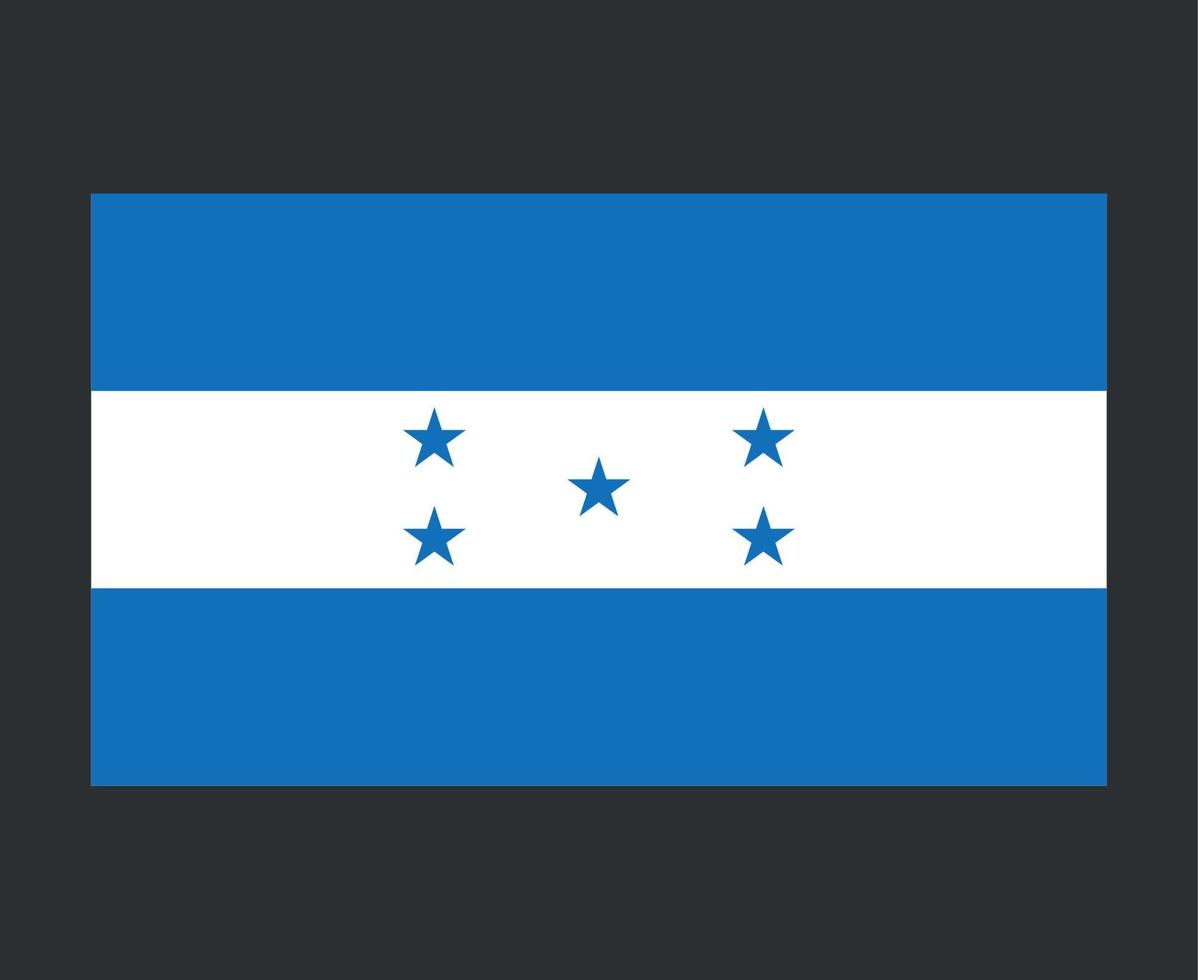 honduras bandera nacional américa del norte emblema símbolo icono vector ilustración abstracto elemento de diseño