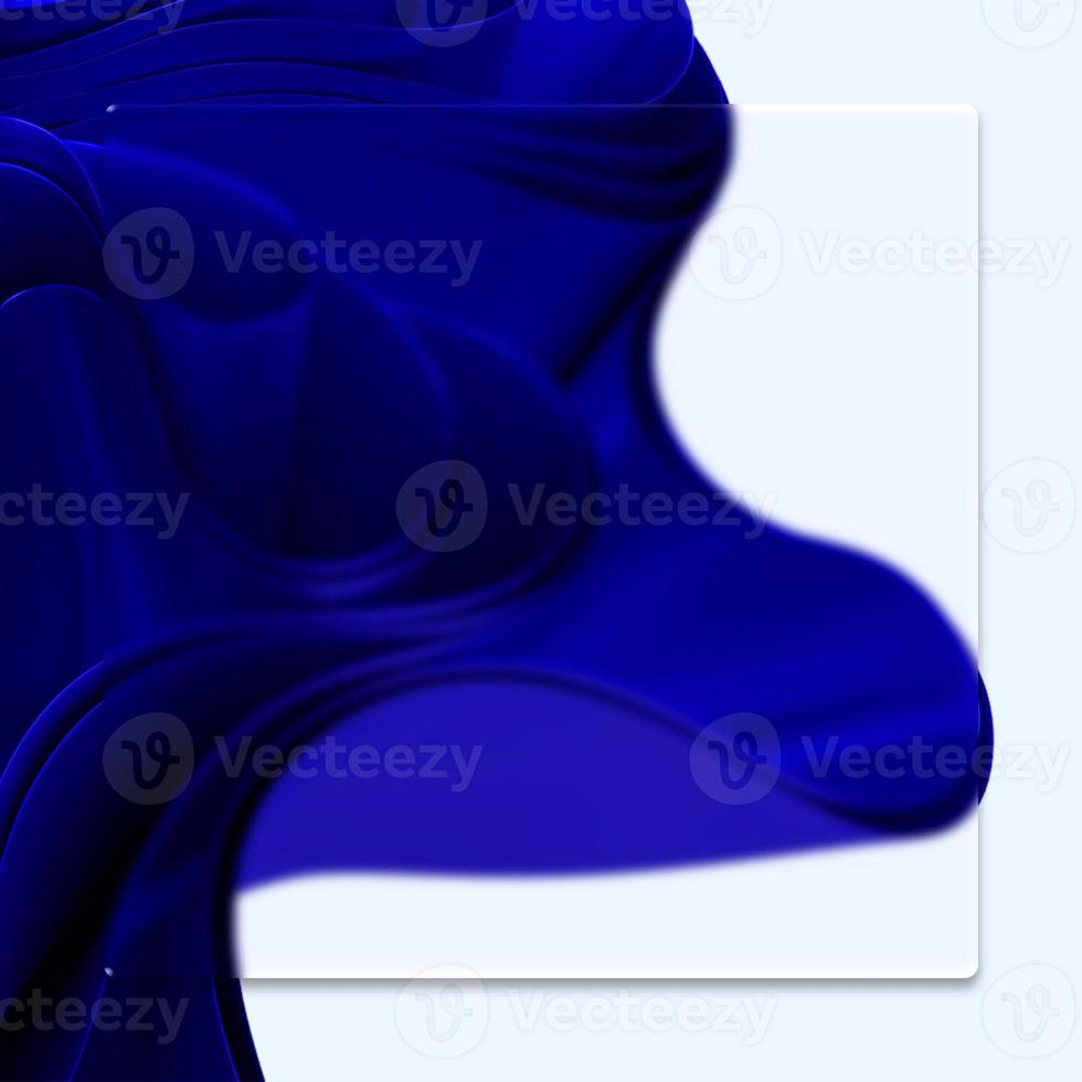 Fondo de pantalla 3d olas azul foto