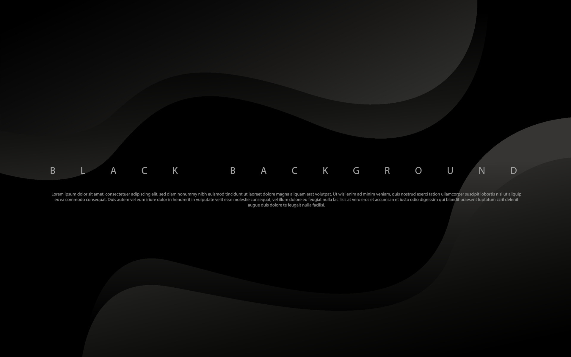 Minimal abstract wave background premium black background 6077666 ...