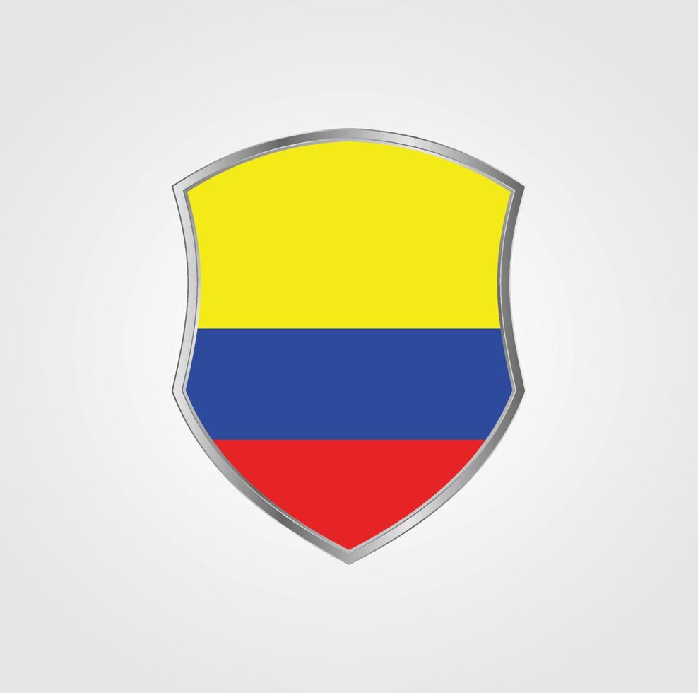 diseño de la bandera de colombia vector