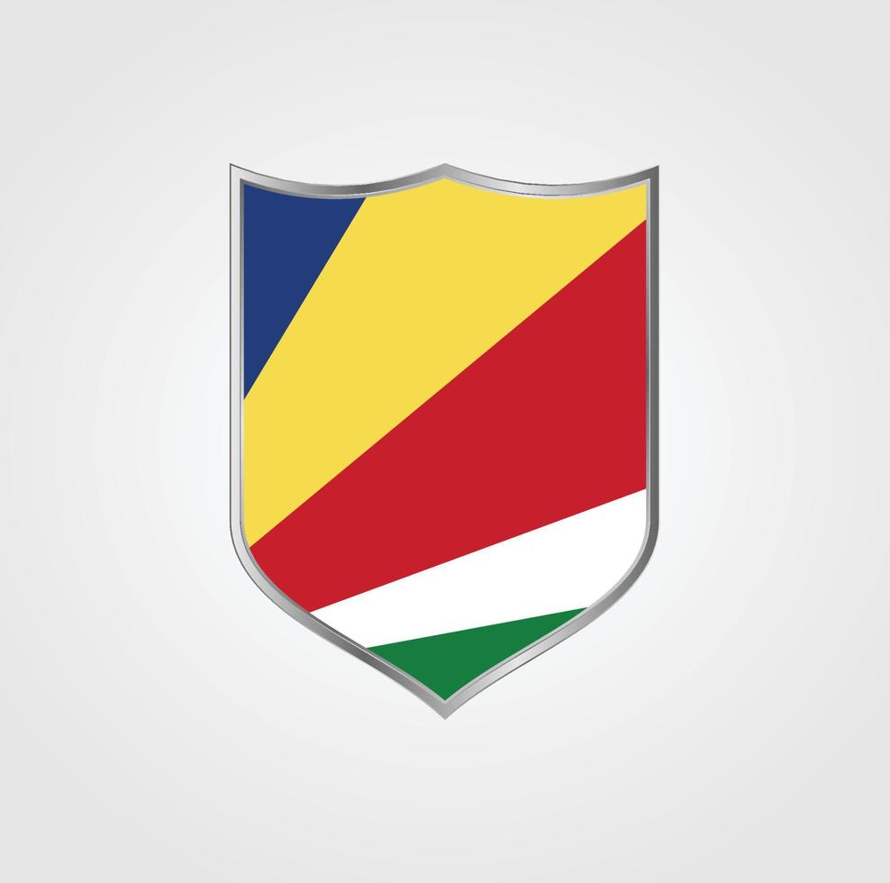 Seychelles Flag Design vector