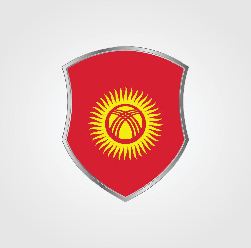 Kyrgyzstan Flag Design vector