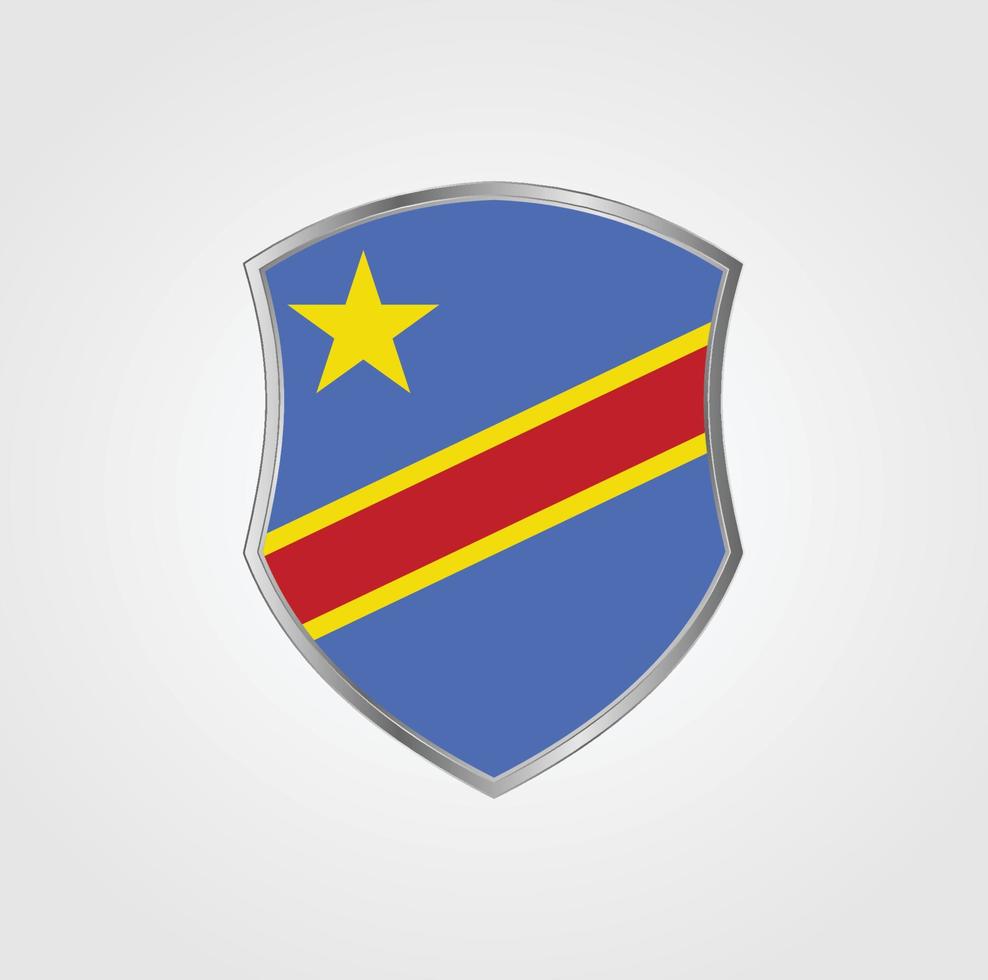 Republic Congo Flag Design vector