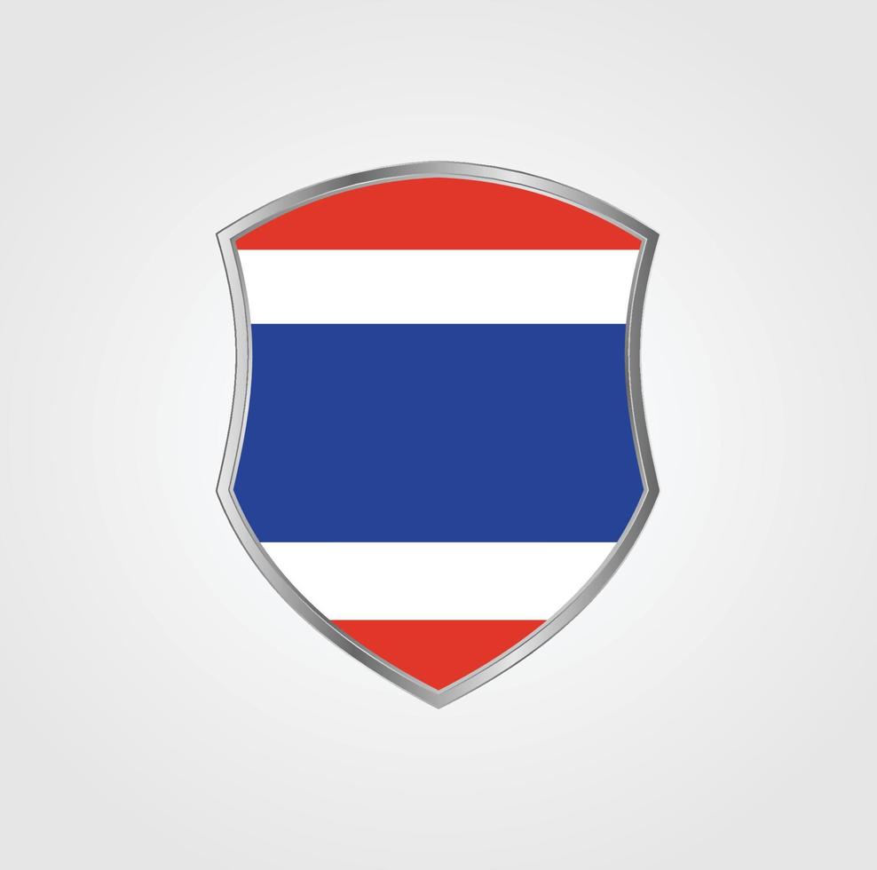 diseño de la bandera de tailandia vector