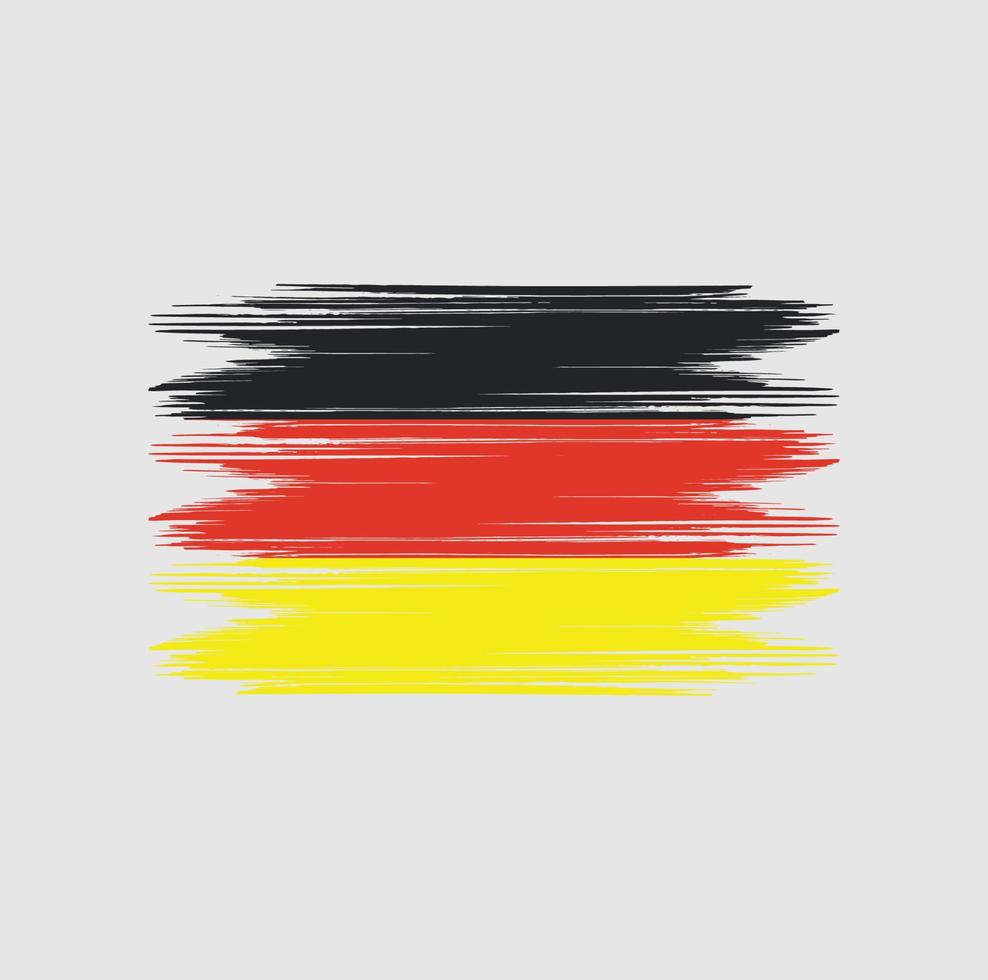cepillo de bandera de alemania vector