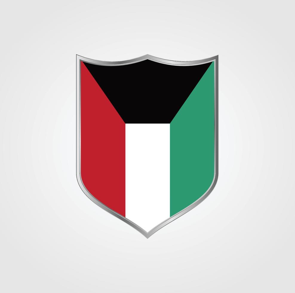Kuwait Flag Design vector