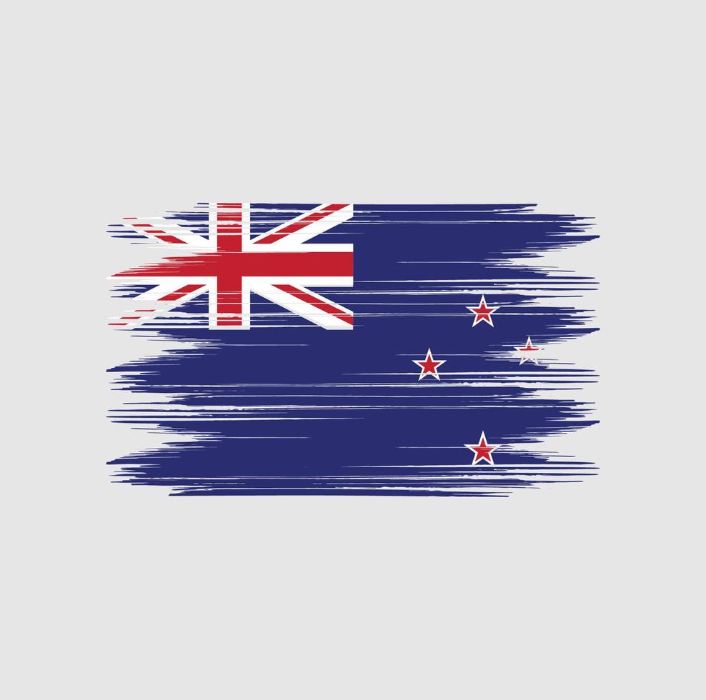 New Zealand Flag Brush vector