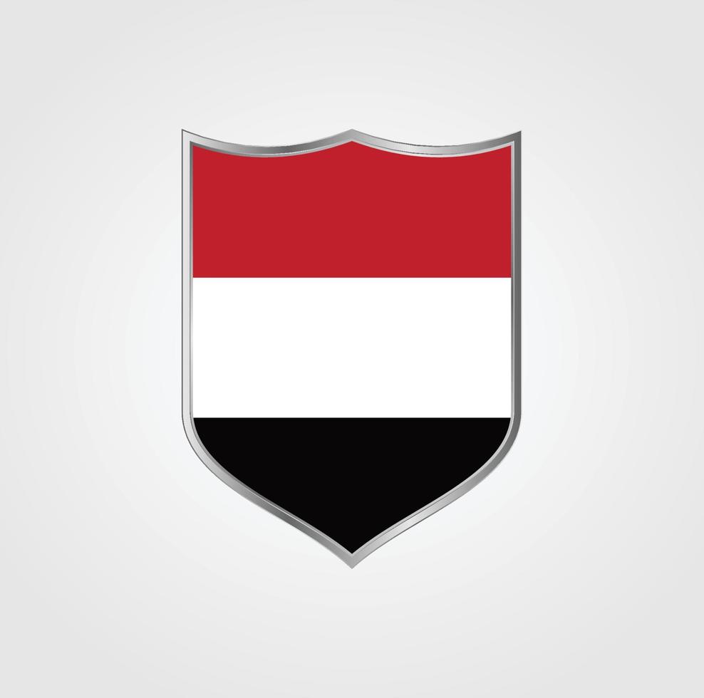 Yemen Flag Design vector