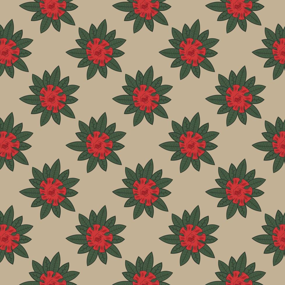 seamless beautiful floral pattern unique color flower background suitable for tablecloth vector