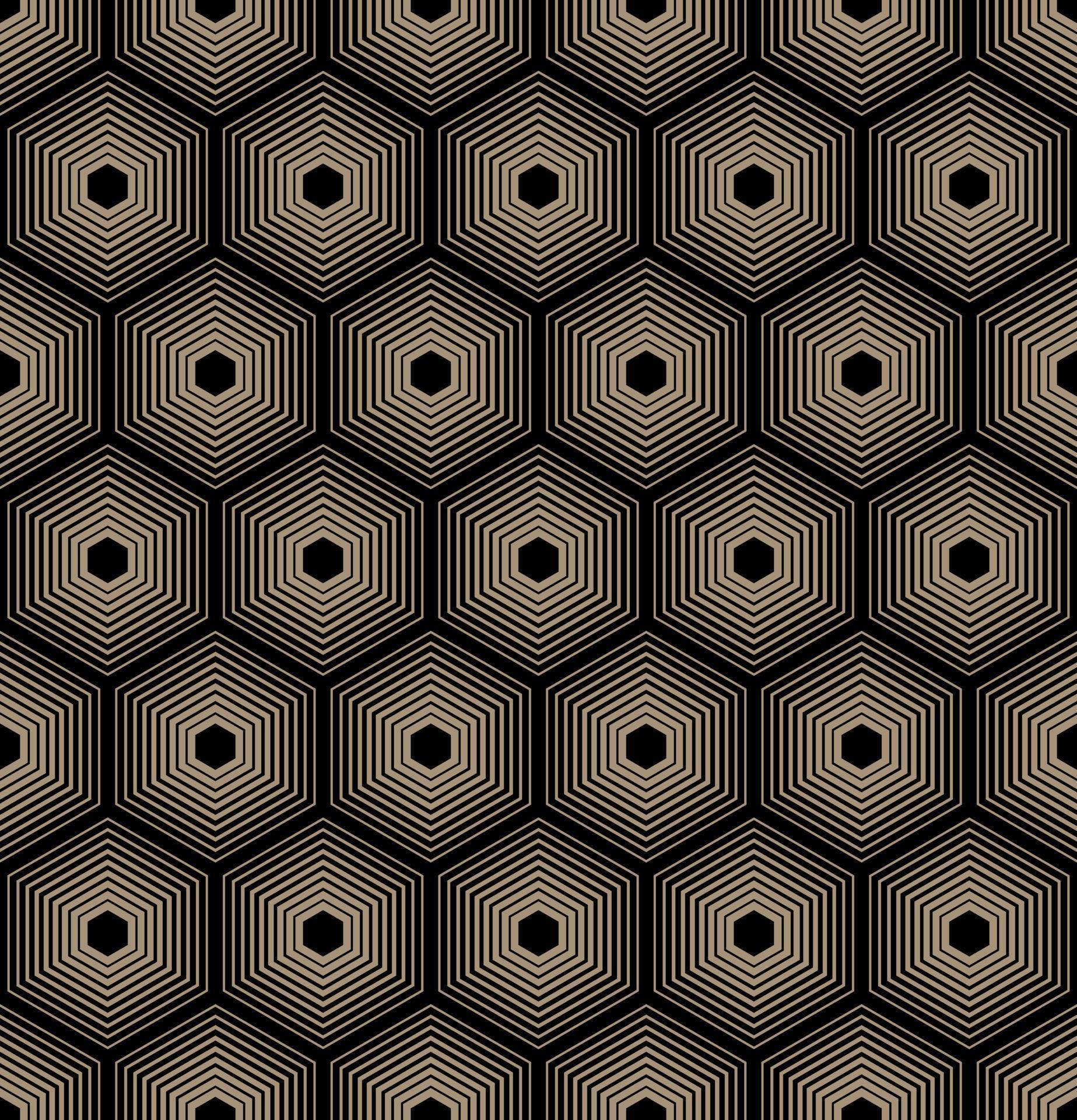 BEIGE BACKGROUND WITH BLACK VECTOR HEXAGONS 6080263 Vector Art at Vecteezy