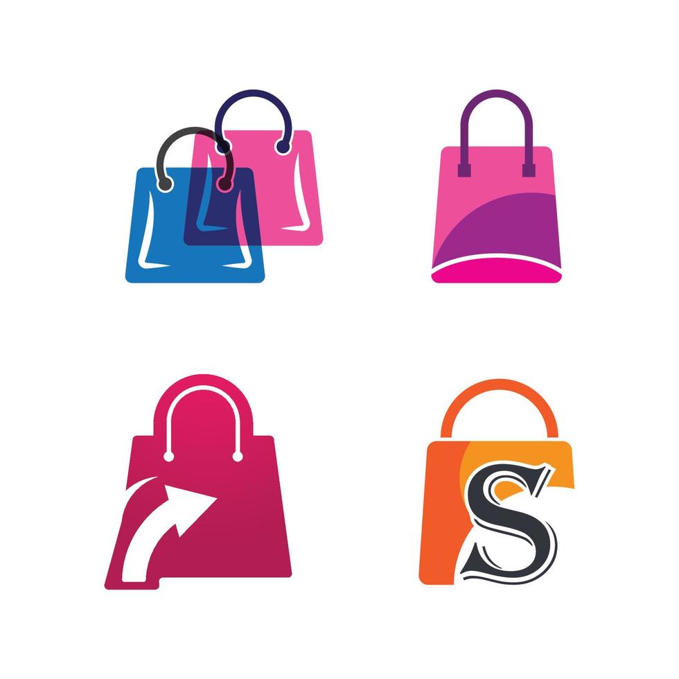 vector de bolsa de compras