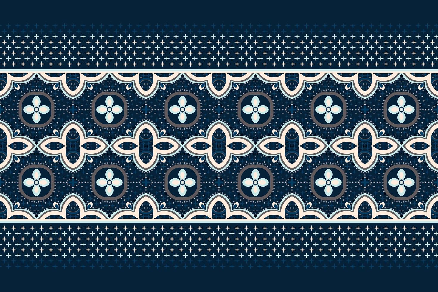 patrón étnico geométrico oriental. patrón sin costuras. diseño para tela, cortina, fondo, alfombra, papel tapiz, ropa, envoltura, batik, tela, ilustración vectorial. patrón de orzuelo vector