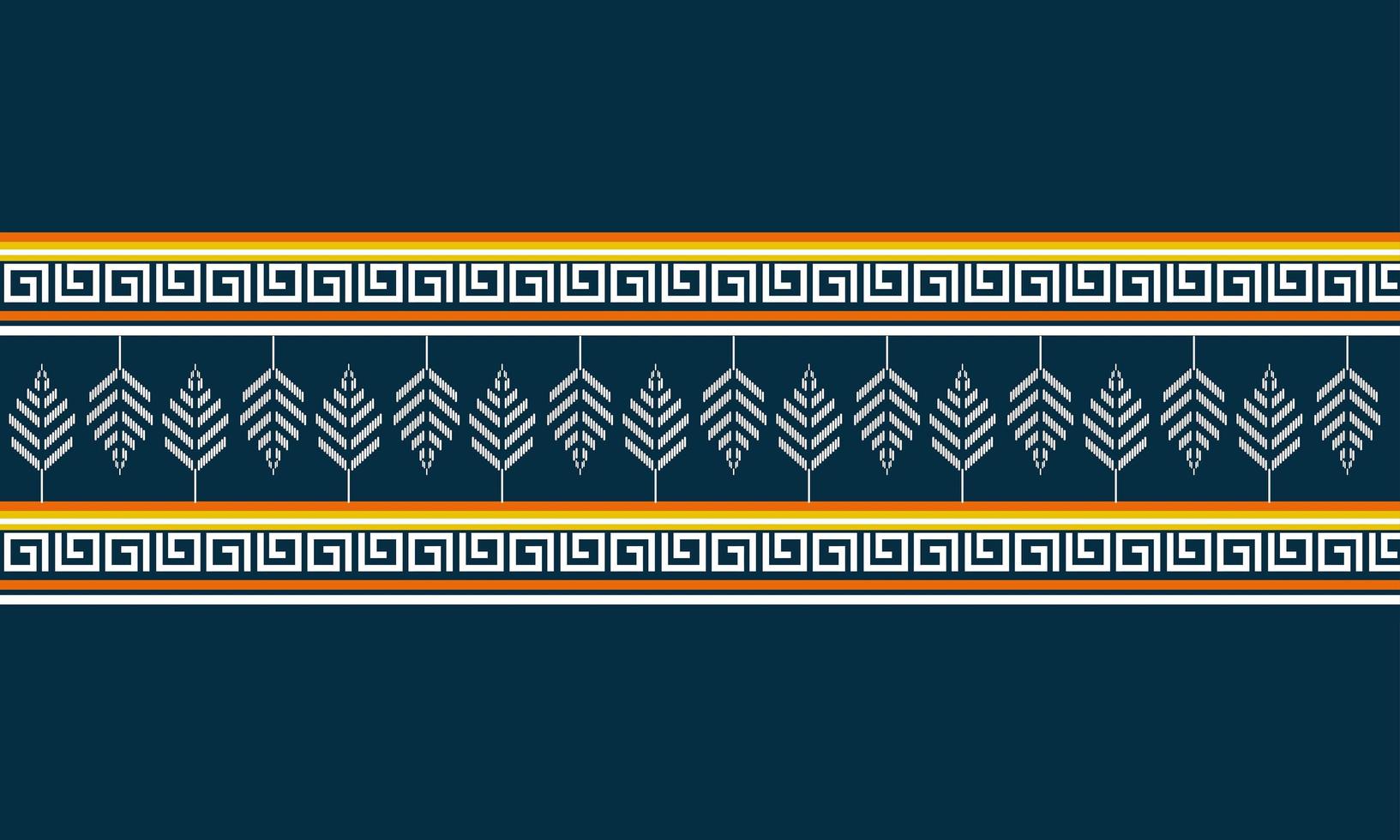 Abstract ethnic geometric pattern design for background or wallpaper. vector