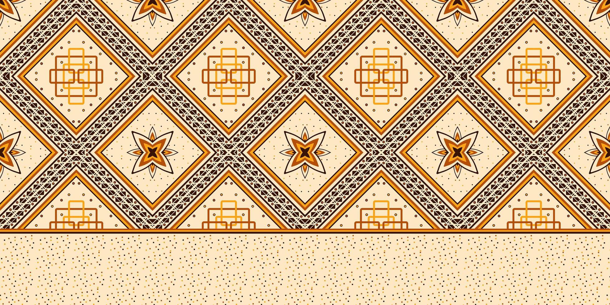 Abstract ethnic geometric pattern design for background or wallpaper. vector