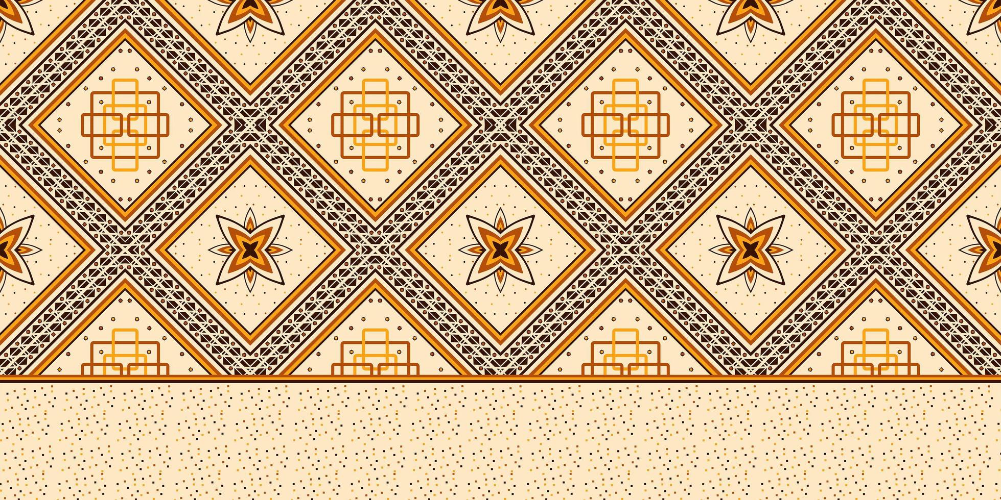 Abstract ethnic geometric pattern design for background or wallpaper. vector