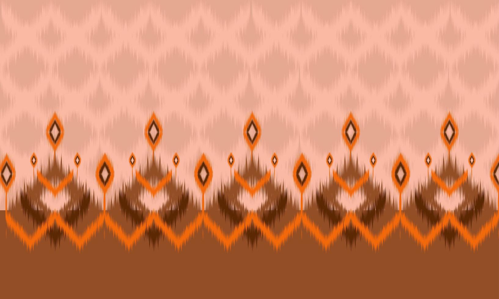Ethnic abstract ikat art. Seamless pattern in tribal. vector