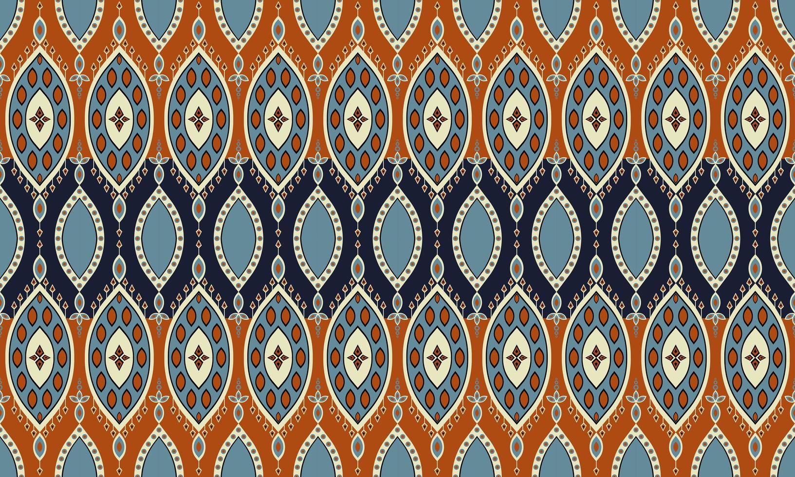 Geometric ethnic pattern embroidery .carpet,wallpaper,clothing,wrapping,batik,fabric,Vector illustration embroidery style. vector