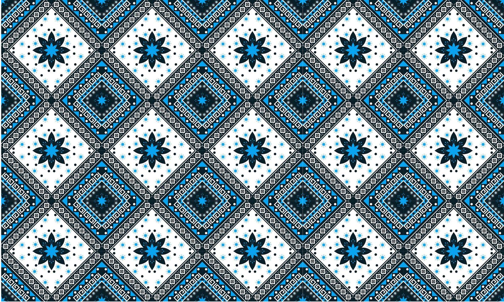 Geometric ethnic oriental seamless pattern traditional Design for background,carpet,wallpaper,clothing,wrapping,Batik,fabric,Vector illustration.embroidery style. vector