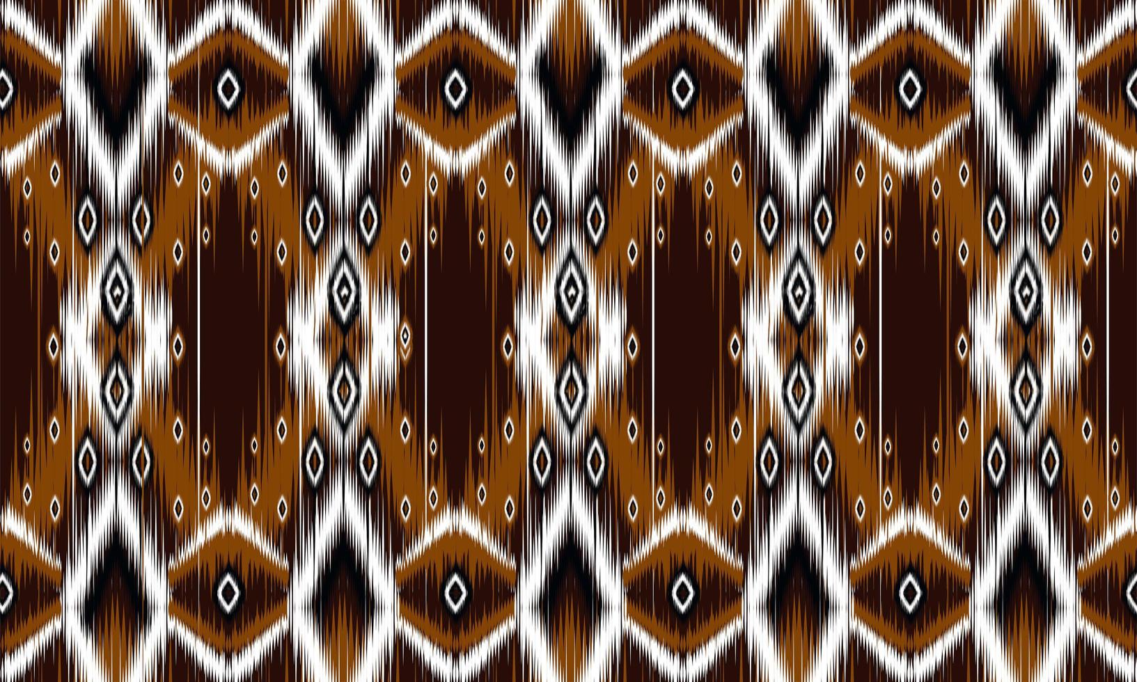 Ikat geometric folklore ornament with diamonds.Design forbackground,carpet,wallpaper,clothing,wrapping,Batik, fabric, Vector illustration.embroidery style.